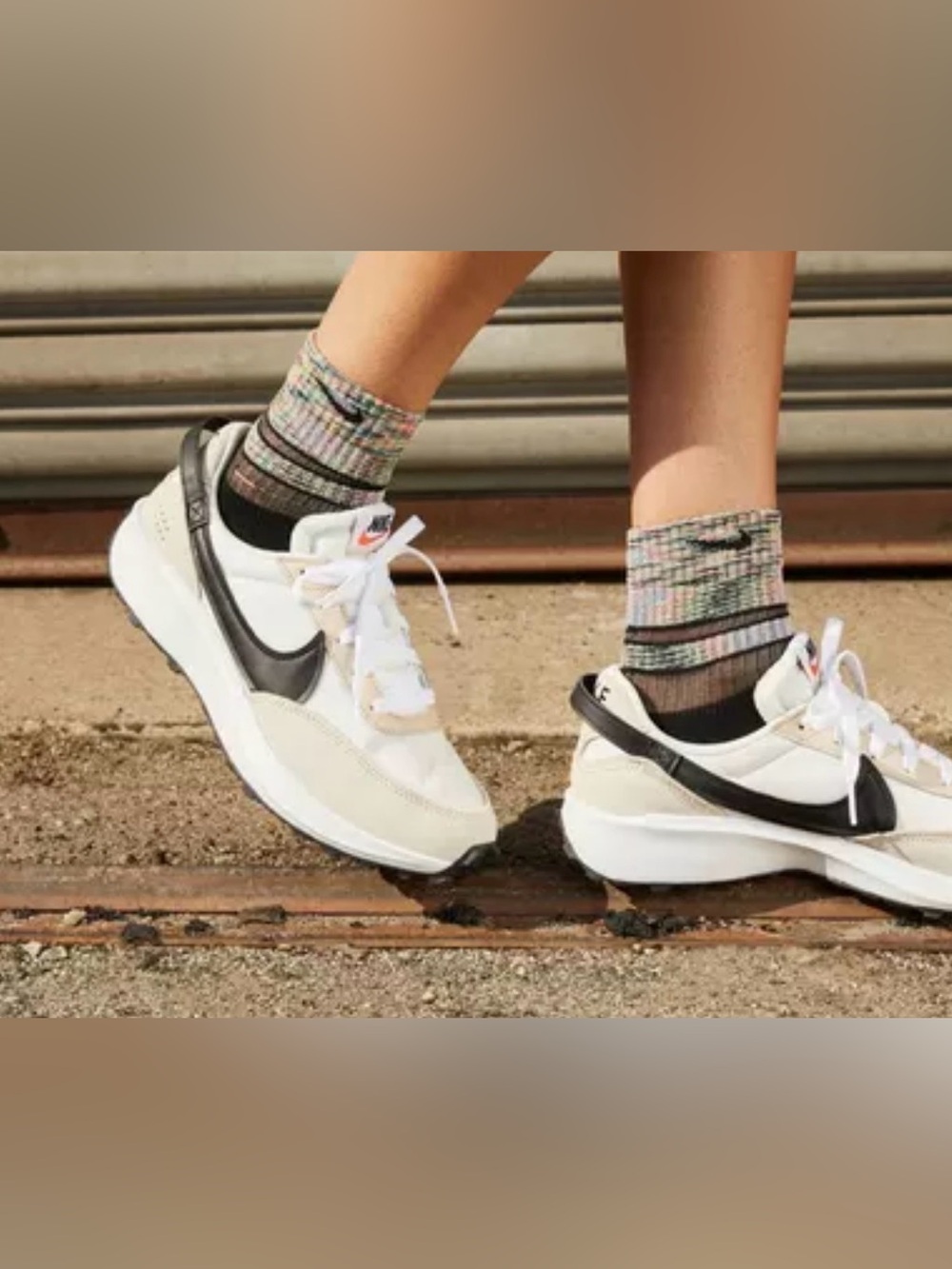 Nike Waffle Debut "Sanddrift/Black/White" Women's Shoe size 9